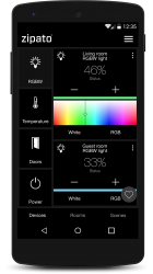 Zipato Android app: RGBW 9.1a