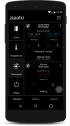Zipato Android app: Thermostat 9.1b